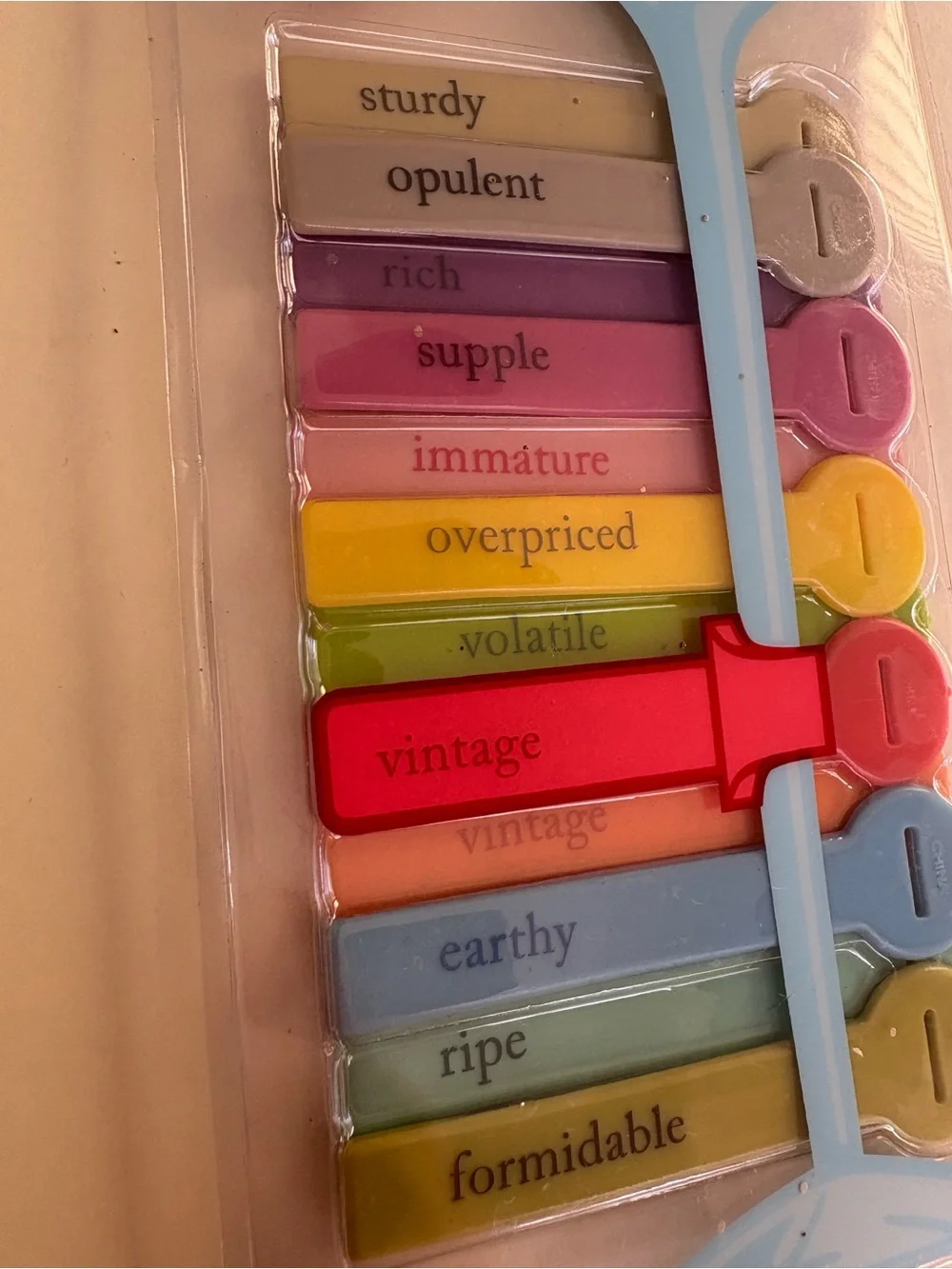 Genuine Fred Silicone Wine ID Tags Descriptive Markers Party Ware
